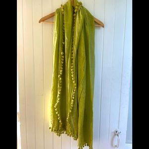 MATTA pale green dupatta scarf NEW without tags
